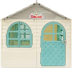 Doloni Dětský domeček bílo-modrý 137x130x120cm