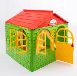 Doloni Dětský domeček žluto-zelený