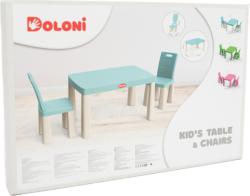 Doloni Dětský stůl s 2 židlemi zelený