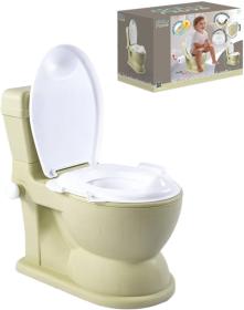 DOLU Dětská toaleta XL baby WC světle zelená na baterie Světlo Zvuk DOLU Dětská toaleta XL baby WC světle zelená na baterie Světlo Zvuk