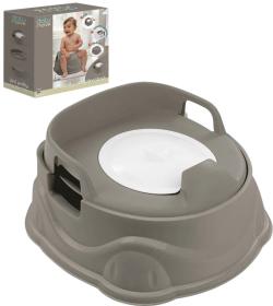 DOLU Nočník / sedátko na WC / baby stolička 3v1 šedá DOLU Nočník / sedátko na WC / baby stolička 3v1 šedá