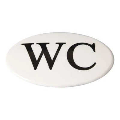 Domea Plast Štítek WC PH BÍ Domea Plast Štítek WC PH BÍ