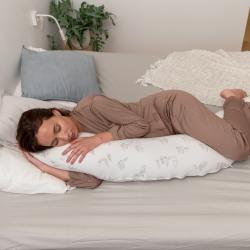 Doomoo Buddy multifunkční kojící polštář Bear Family Grey