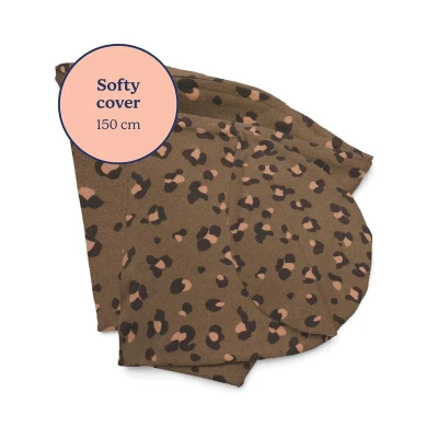 Doomoo Potah na multifunkční kojicí polštář Softy LEOPARD BRONZE
