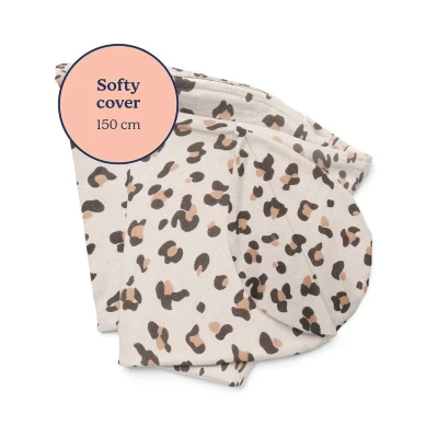 Doomoo Potah na multifunkční kojicí polštář Softy LEOPARD CREAM
