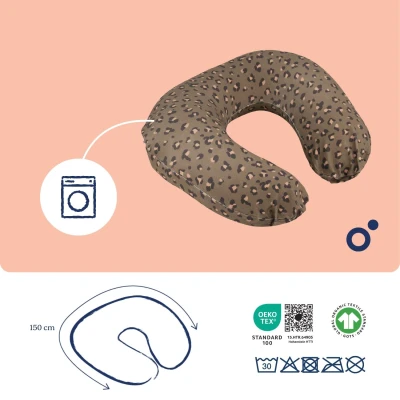 Doomoo Softy multifunkční polštář LEOPARD BRONZE