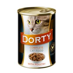 DORTY Cat Drůbeží, konzerva 415 g (bal. 24 ks) DORTY Cat Drůbeží, konzerva 415 g (bal. 24 ks)