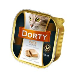 DORTY Cat Drůbeží, vanička 100 g (bal. 16 ks) DORTY Cat Drůbeží, vanička 100 g (bal. 16 ks)