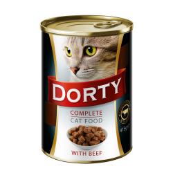DORTY Cat Hovězí, konzerva 415 g (bal. 24 ks) DORTY Cat Hovězí, konzerva 415 g (bal. 24 ks)