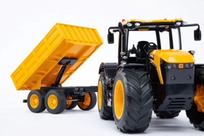 DOUBLE E DoubleE RC traktor JCB Fasttrac se sklápěcím vozíkem 1:16