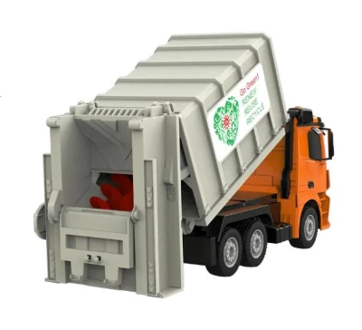 DOUBLE E Mercedes-Benz oranžové 1/26 RC popelářské auto