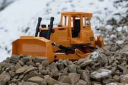 Buldozer, 1:20, funkční lžíce, zvukový modul, LED, RTR