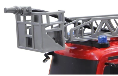 DOUBLE E RC hasičský truck Merecedes-Benz Antos s funkční stříkačkou a žebříkem 1:20