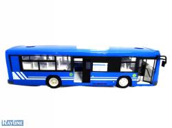 DOUBLE E RC městský autobus s otevíracími dveřmi 33cm modrá
