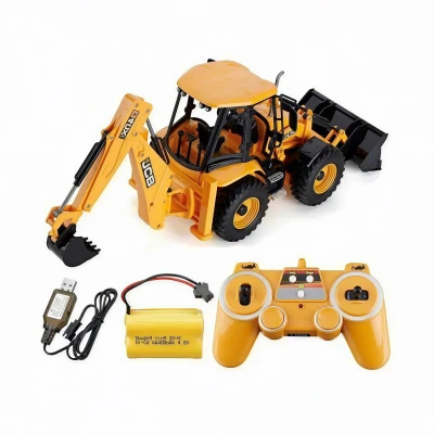 Double E JCB 4CX žlutý 1:20 RTR RC traktorbagr