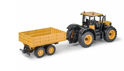 Double Eagle JCB FASTRAC 4200 žlutý RC traktor s dálkově ovladatelným valníkem