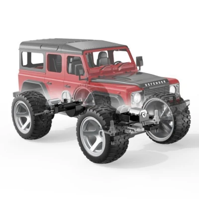 DoubleE RC Jeep Land Rover Defender RTR červený