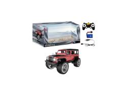 DoubleE RC Jeep Land Rover Defender RTR červený
