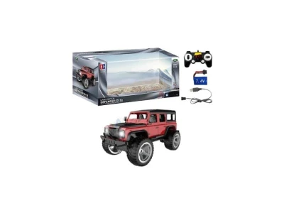 DoubleE RC Jeep Land Rover Defender RTR červený