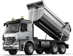 S-idee Mercedes-Benz Arocs RC kovový sklápěč, 1:20, 4WD, šedý + sleva 600,- na příslušenství