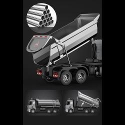 S-idee Mercedes-Benz Arocs RC kovový sklápěč, 1:20, 4WD, šedý + sleva 600,- na příslušenství