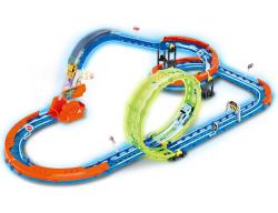 Dráha se svítícím autíčkem s dobíjecí baterií 3,7V