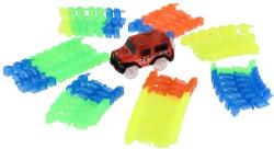 Dráha variabilní 72cm svítící ve tmě set s autíčkem na baterie LED Světlo