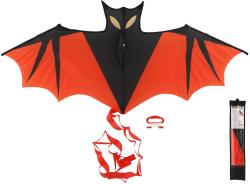 Drak létající Netopýr nylonový 120x55cm v látkovém sáčku