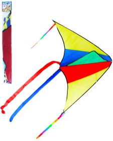Drak létající nylonový 110x63cm jednošňůrový barevný Drak létající nylonový 110x63cm jednošňůrový barevný