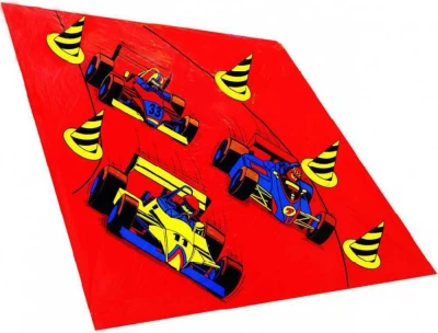 Drak létající potisk Motýl / Formule 110x71cm 2 druhy plast