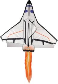 Drak létající vesmírný raketoplán nylonový 104x80cm v látkovém sáčku
