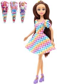 Dreameez mini panenka fashion dlouhé vlasy v kornoutku 4 druhy Dreameez mini panenka fashion dlouhé vlasy v kornoutku 4 druhy