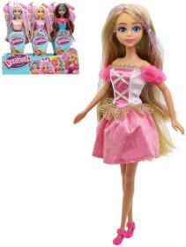 Dreameez panenka princezna dlouhé vlasy v kornoutku 4 druhy Dreameez panenka princezna dlouhé vlasy v kornoutku 4 druhy