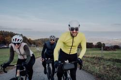 Force ENDLESS fluo cyklistický dres - dlouhý rukáv