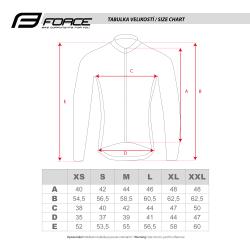 Force GOLD LADY černý dámský cyklodres - dlouhý rukáv