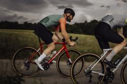 Force LIMIT zeleno-oranžový cyklodres - kr. rukáv