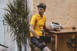 Force PURE žlutý pánský cyklistický dres