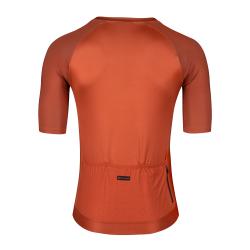 Force SCRIPT cihlový cyklodres - kr. rukáv