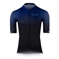 Force SMOOTH modro-černý cyklodres - krátký rukáv