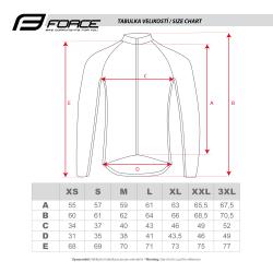 Force SPRAY LADY bílo-černý dámský cyklodres - dl. rukáv