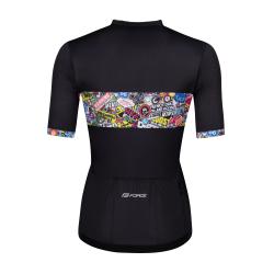 Force VIVID LADY černý dámský cyklistický dres