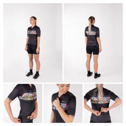 Force VIVID LADY černý dámský cyklistický dres