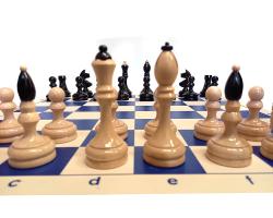 Drevene sachy.cz Česká klubovka Original komplet s nemačkavou šachovnicí a sáčkem