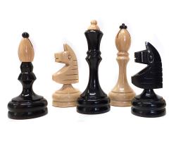 Drevene sachy Česká klubovka Original s luxusní dřevěnou šachovnicí