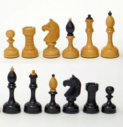 Česká Klubovka Retro Elegance dřevěné šachové figurky