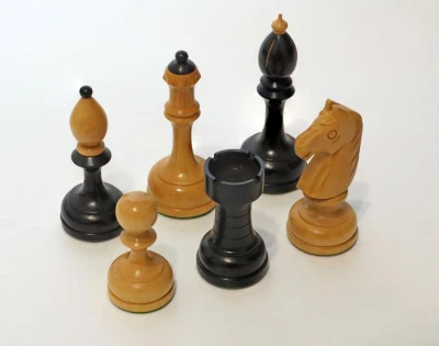 Česká Klubovka Retro Elegance dřevěné šachové figurky