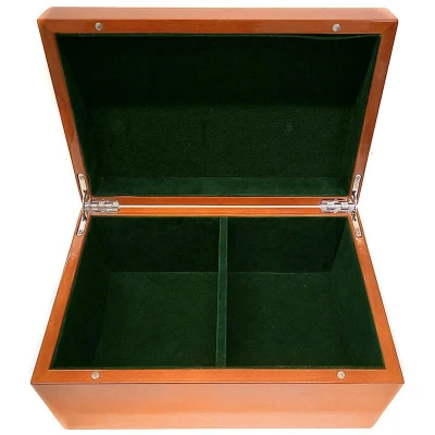 Dřevěné šachy.cz Dřevěný box na figurky DeLuxe intarzovaný ve vysokém lesku