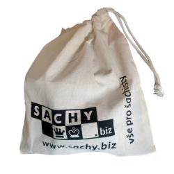 Drevené šachy.sk Klasická klubovka komplet s rolovacou šachovnicou a vreckom