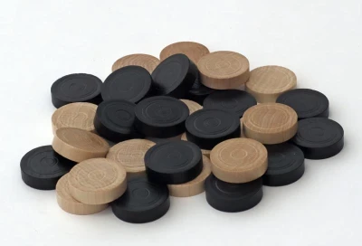 Mezinárodní dáma 23 mm dřevěná společenská hra