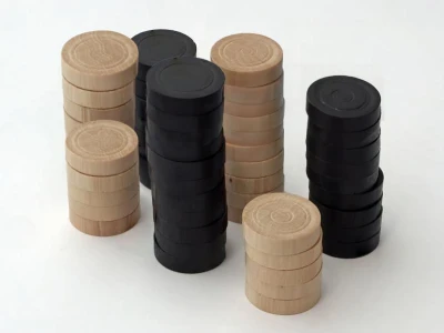 Mezinárodní dáma 23 mm dřevěná společenská hra